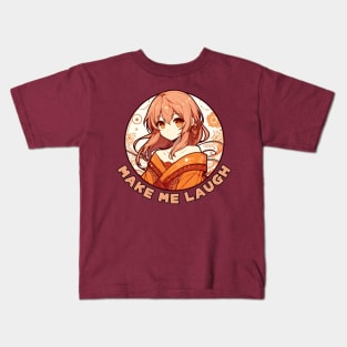 Make me laugh Japanese Anime Kids T-Shirt